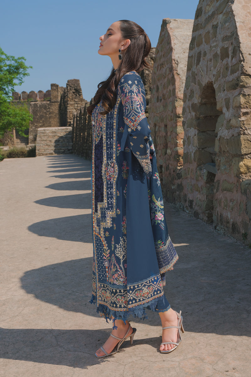 Qalamkar Luxury Lawn`23 D#1