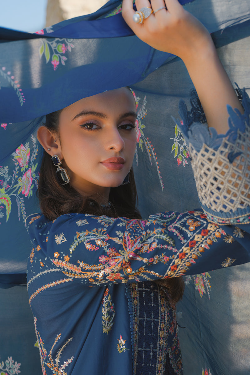 Qalamkar Luxury Lawn`23 D#1