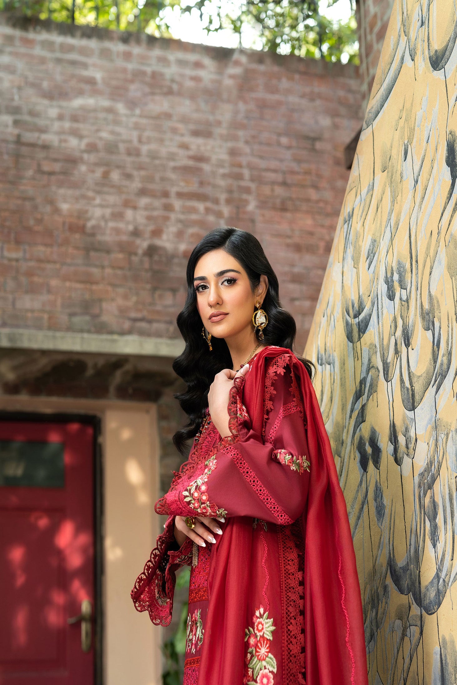 Maryam Hussain Unstitched Luxury Lawn`25 (Amal)