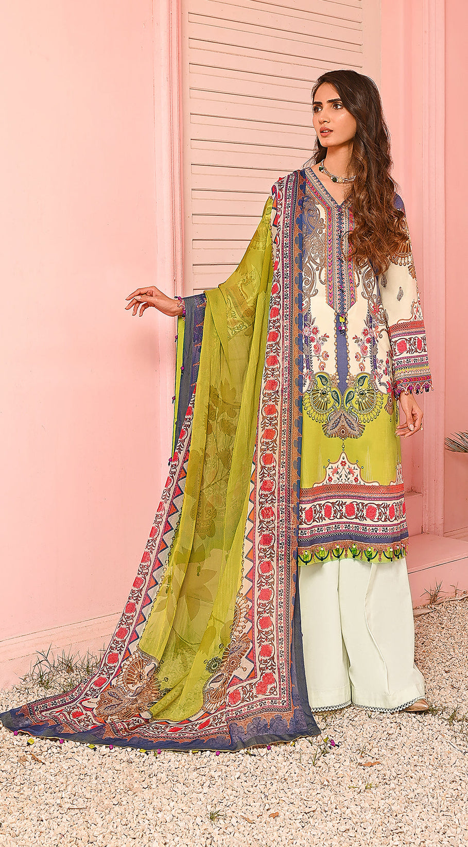 Anaya By Kiran Chaudhry Viva Prints`23 VP#15 FARAH