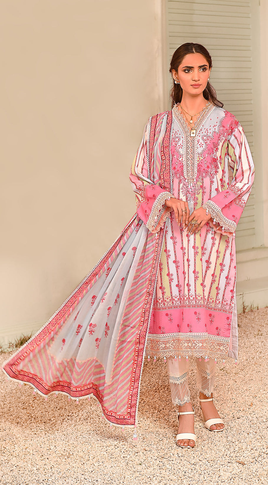 Anaya By Kiran Chaudhry Viva Prints`23 VP#07 EVANA