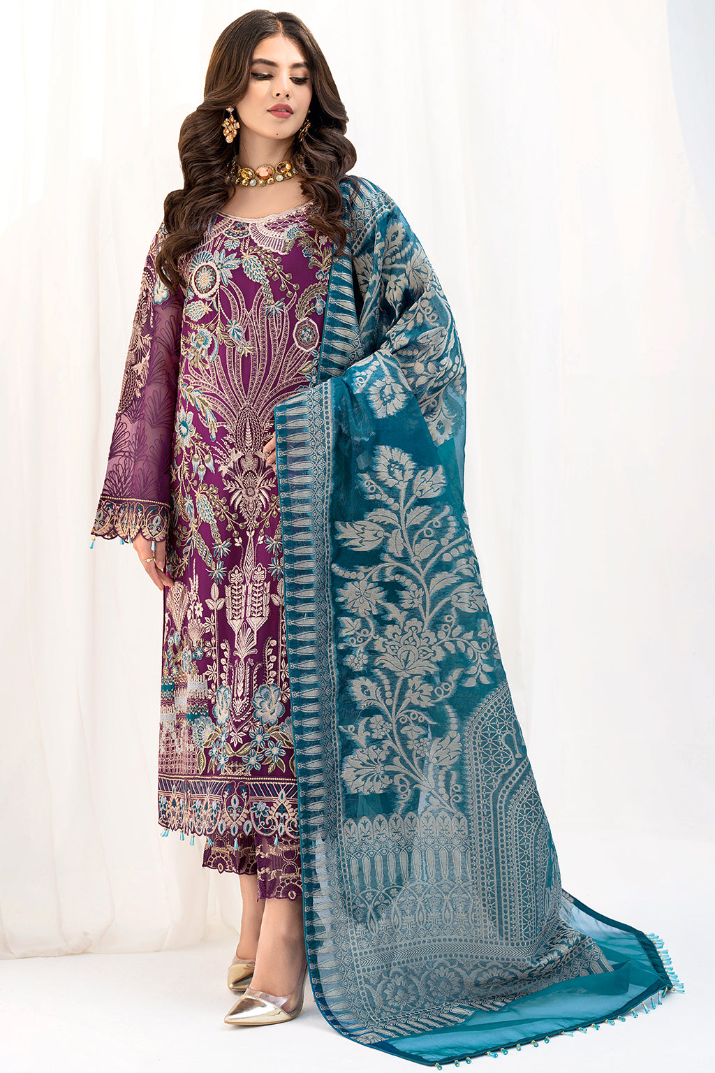 Ramsha Chevron Chiffon`23 Vol#6 D#611