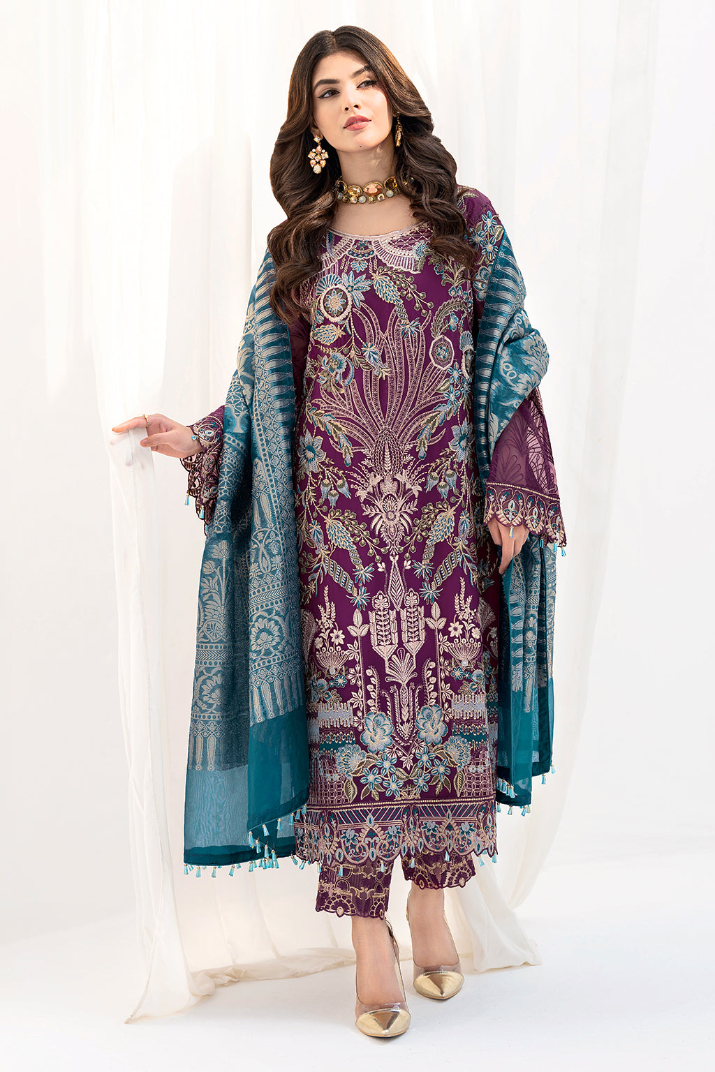 Ramsha Chevron Chiffon`23 Vol#6 D#611