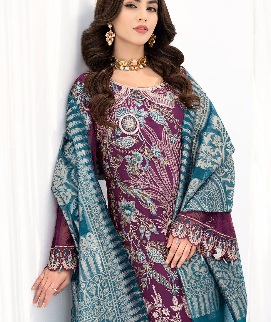 Ramsha Chevron Chiffon`23 Vol#6 D#611