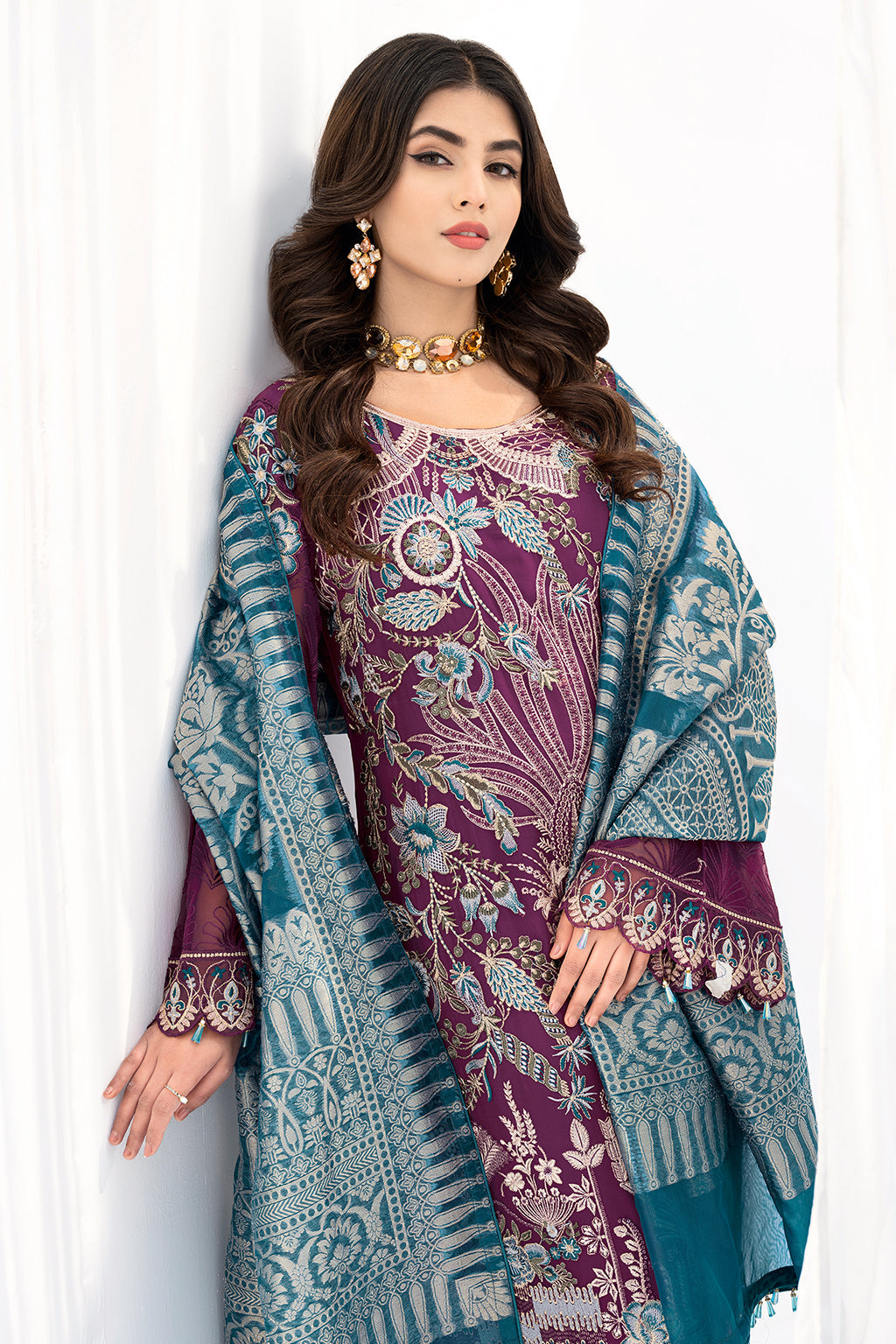 Ramsha Chevron Chiffon`23 Vol#6 D#611