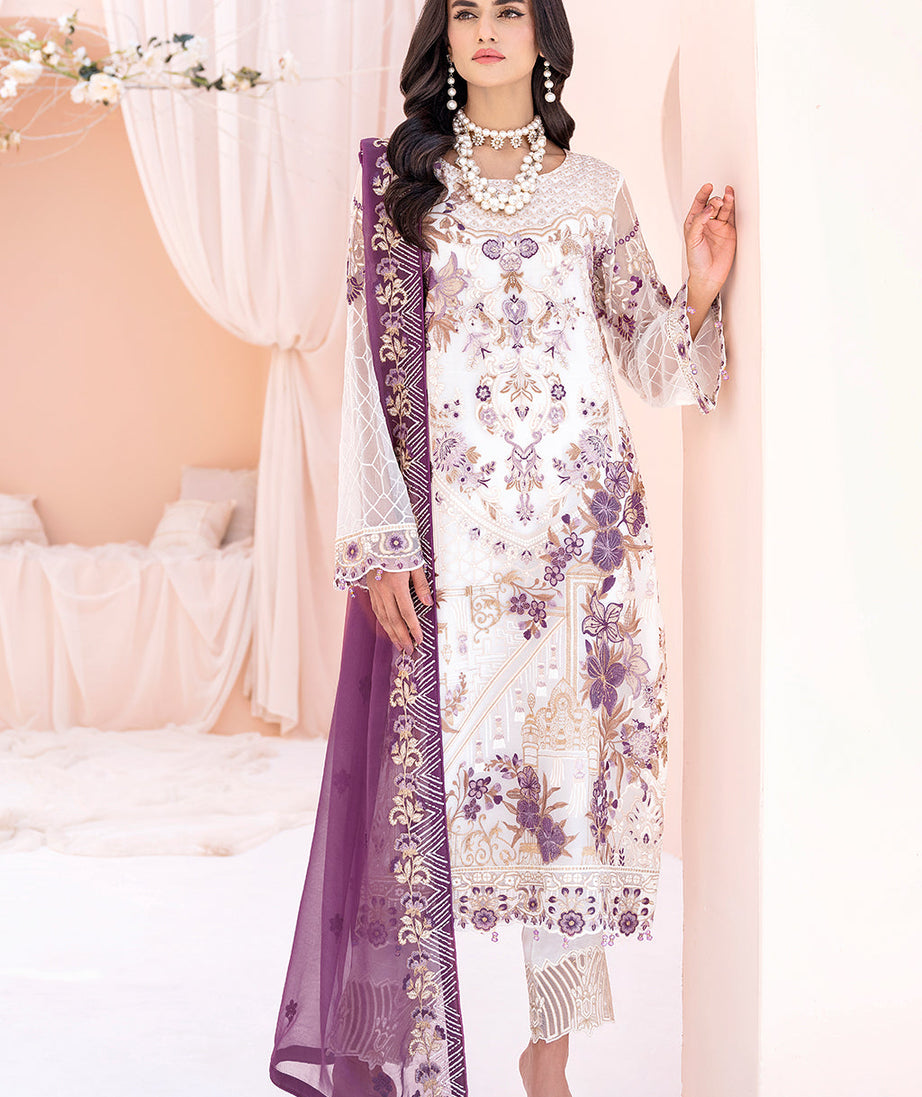 Ramsha Chevron Chiffon`23 Vol#6 D#602
