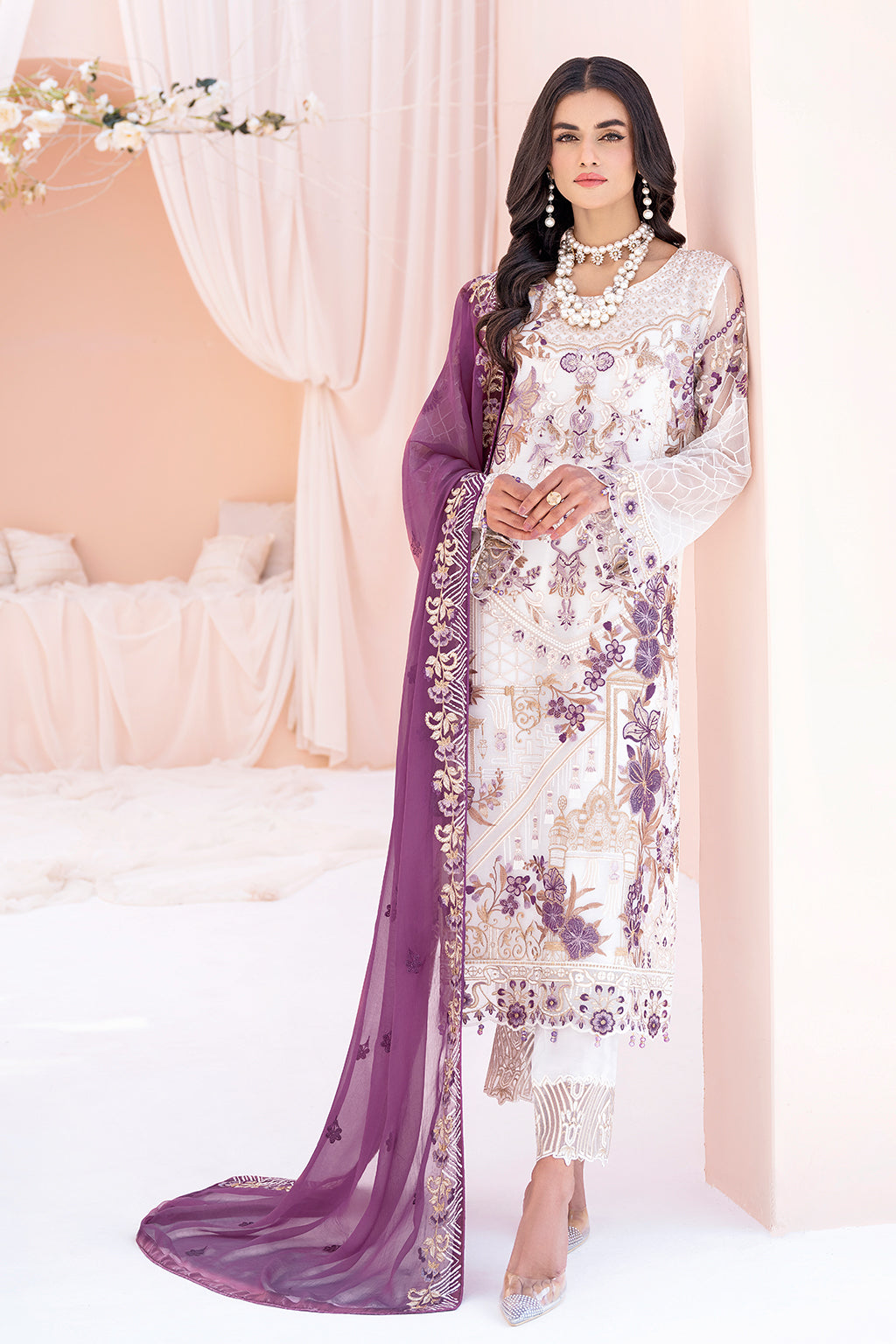 Ramsha Chevron Chiffon`23 Vol#6 D#602