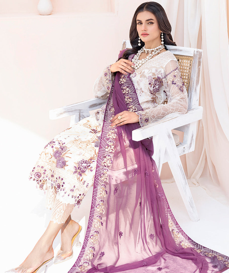 Ramsha Chevron Chiffon`23 Vol#6 D#602