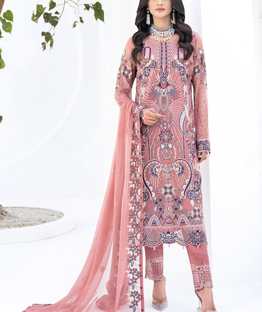 Ramsha Chevron Chiffon`23 Vol#6 D#604