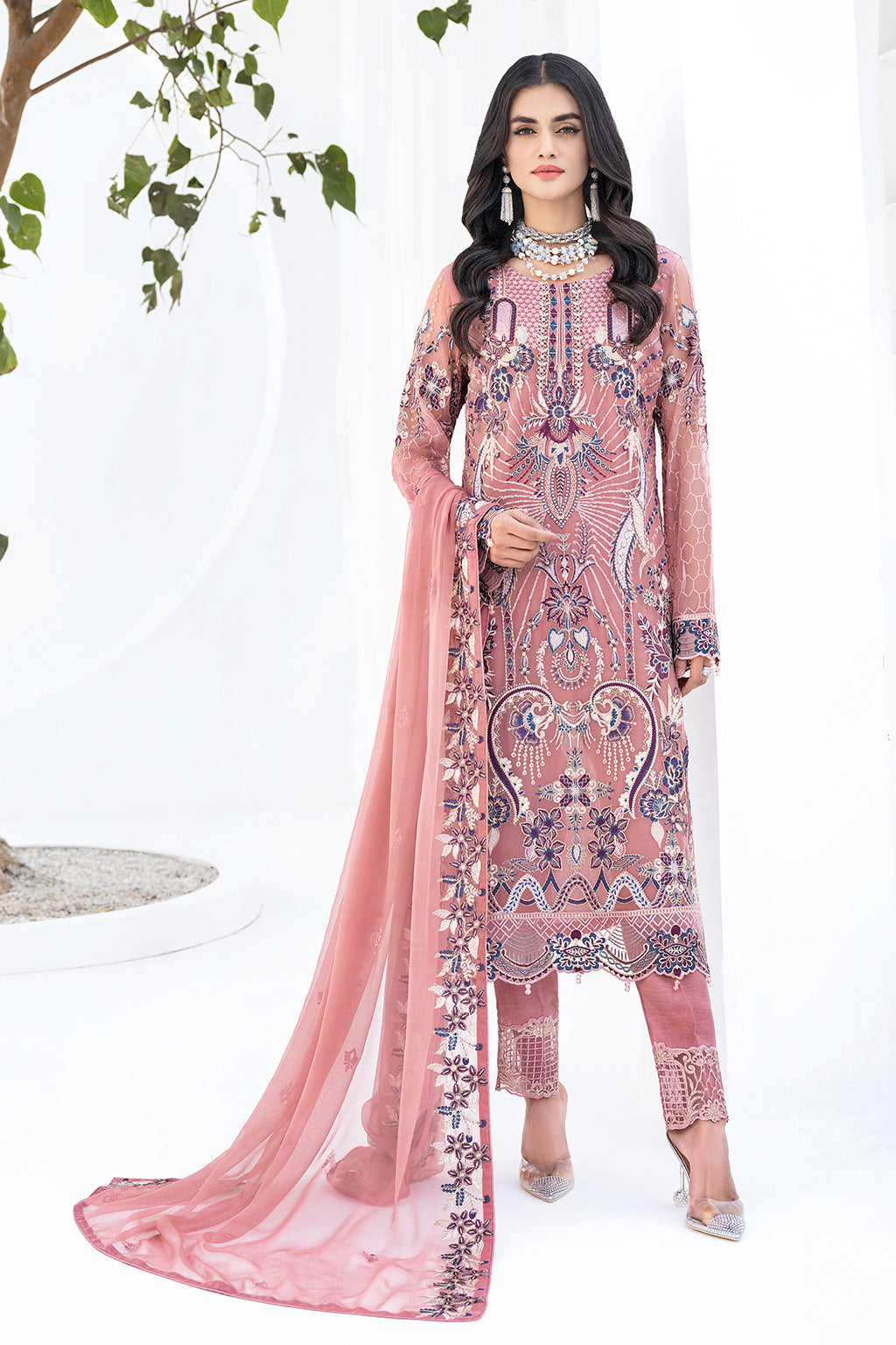 Ramsha Chevron Chiffon`23 Vol#6 D#604