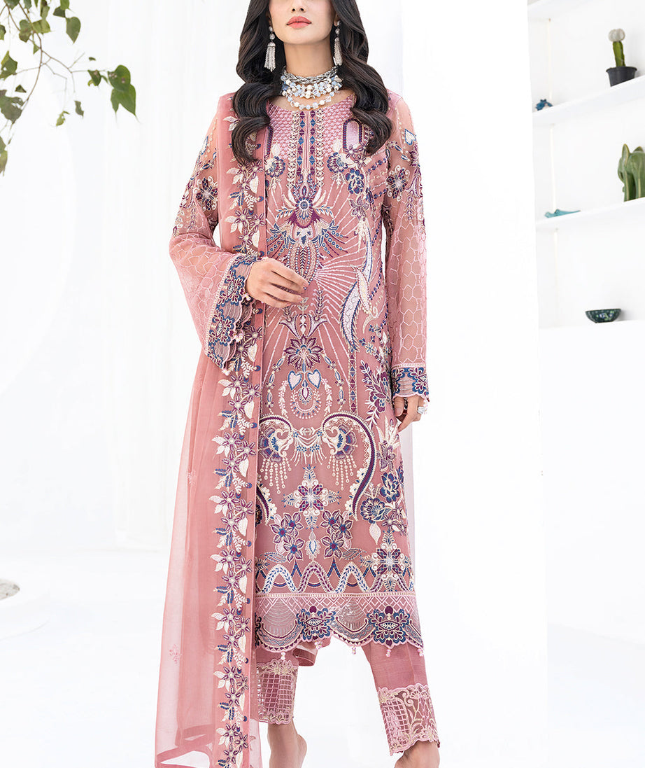 Ramsha Chevron Chiffon`23 Vol#6 D#604