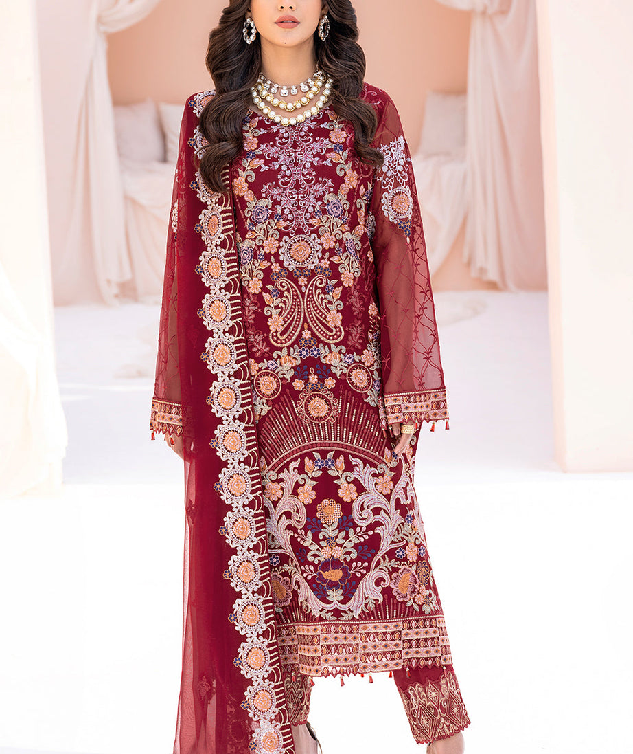Ramsha Chevron Chiffon`23 Vol#6 D#609
