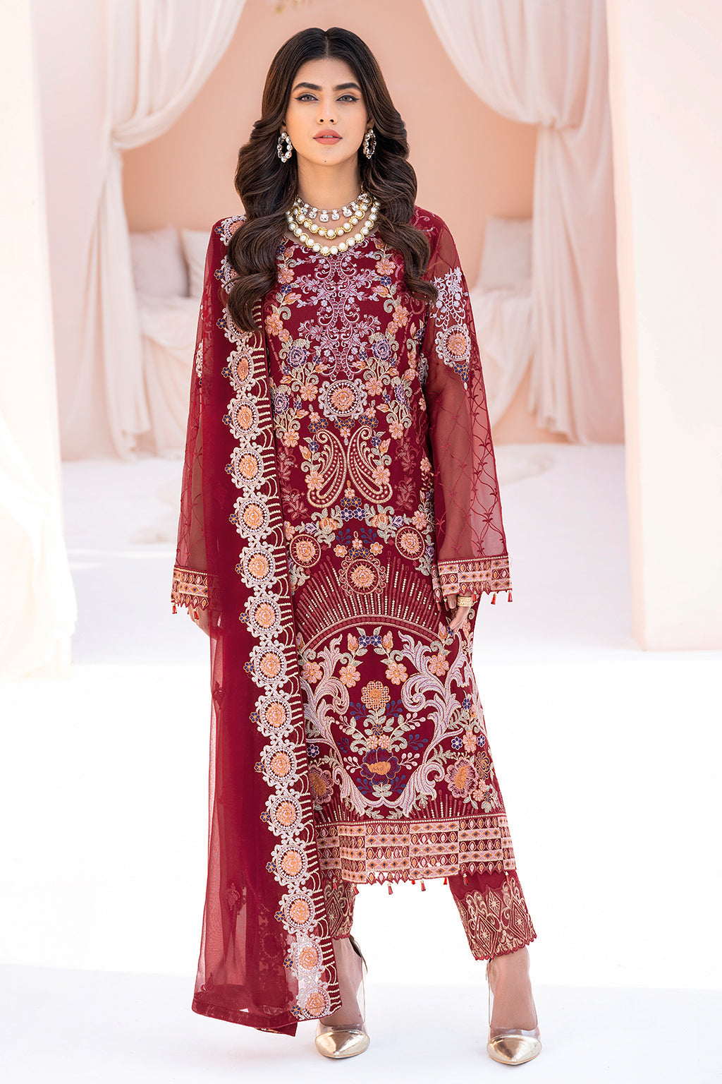 Ramsha Chevron Chiffon`23 Vol#6 D#609