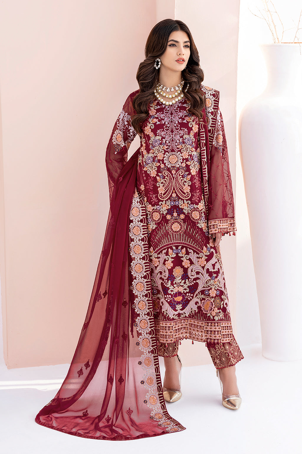 Ramsha Chevron Chiffon`23 Vol#6 D#609