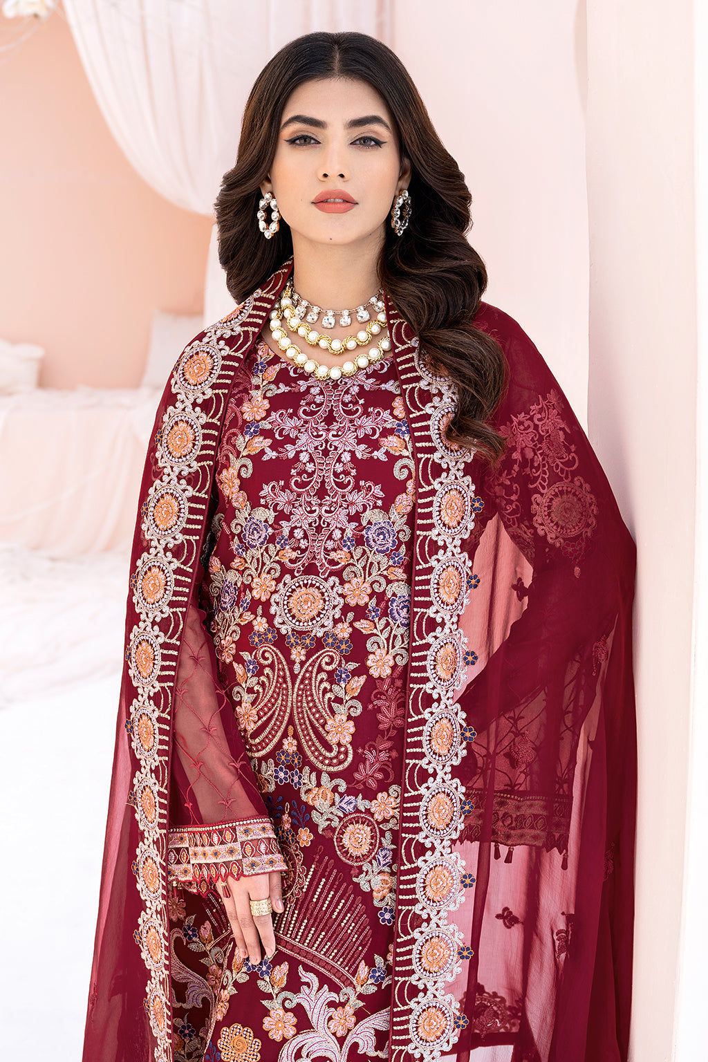 Ramsha Chevron Chiffon`23 Vol#6 D#609