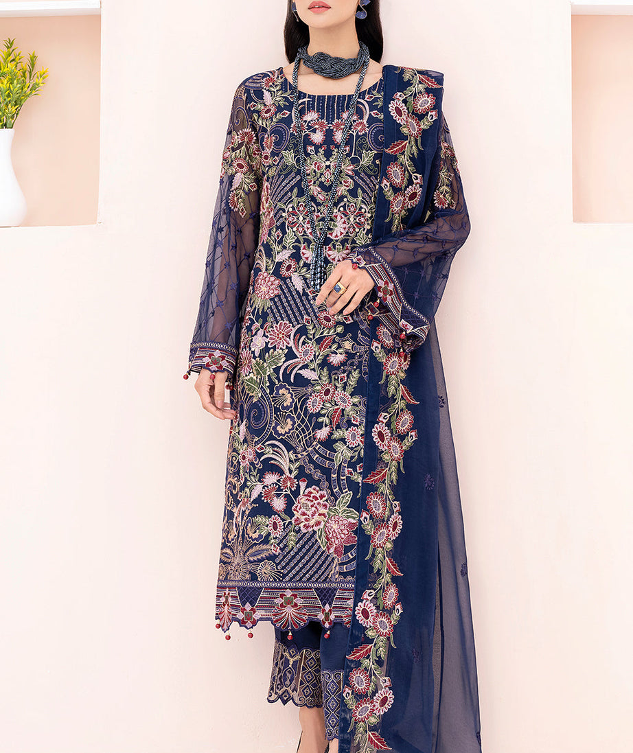 Ramsha Chevron Chiffon`23 Vol#6 D#606