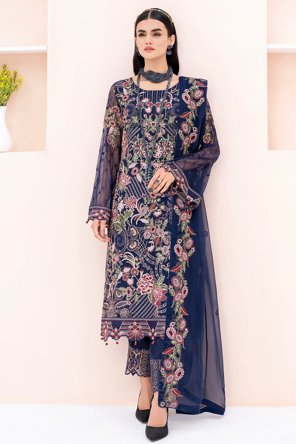 Ramsha Chevron Chiffon`23 Vol#6 D#606