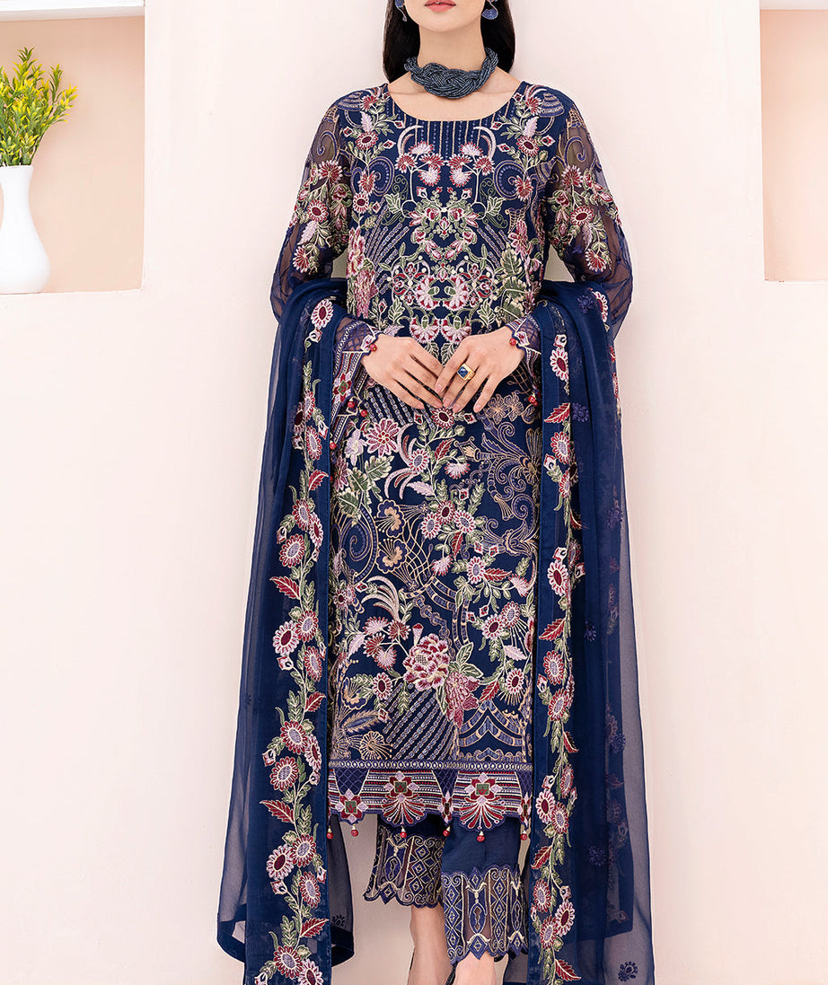 Ramsha Chevron Chiffon`23 Vol#6 D#606