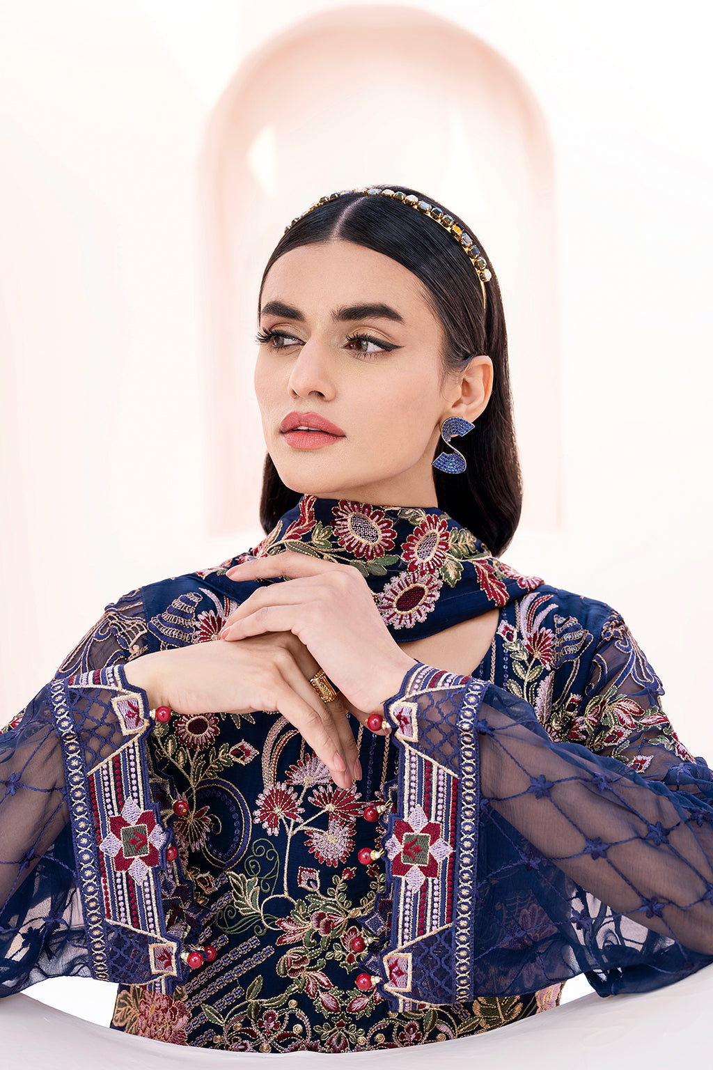 Ramsha Chevron Chiffon`23 Vol#6 D#606