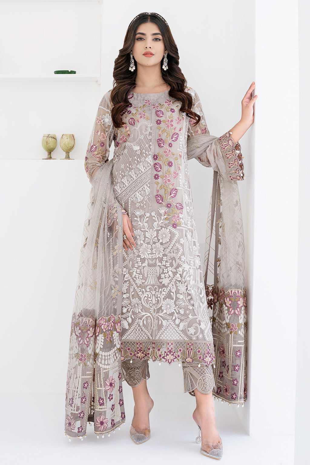 Ramsha Chevron Chiffon`23 Vol#6 D#608