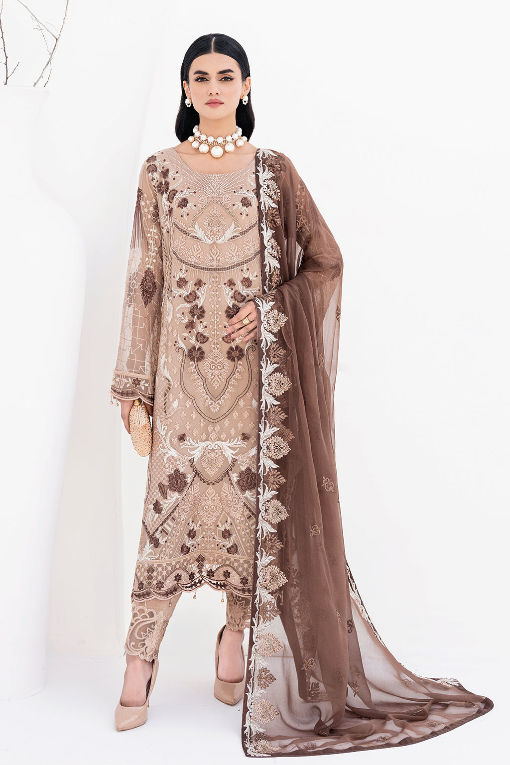 Ramsha Chevron Chiffon`23 Vol#6 D#610