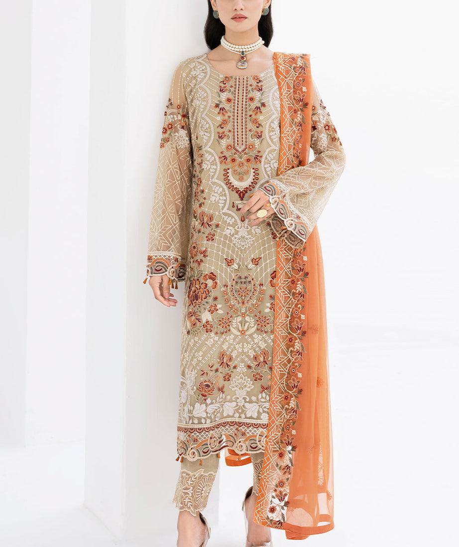 Ramsha Chevron Chiffon`23 Vol#6 D#605