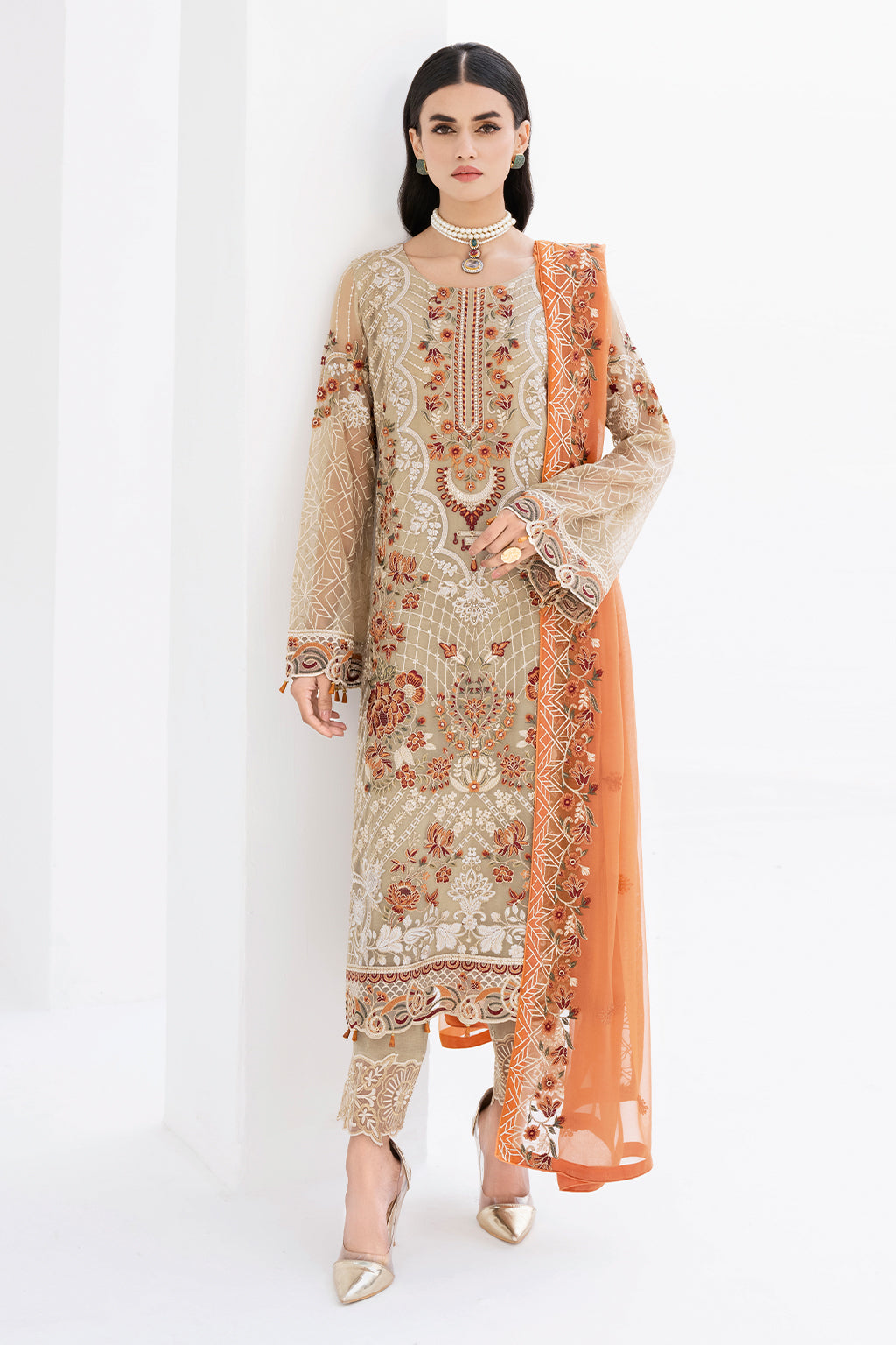 Ramsha Chevron Chiffon`23 Vol#6 D#605