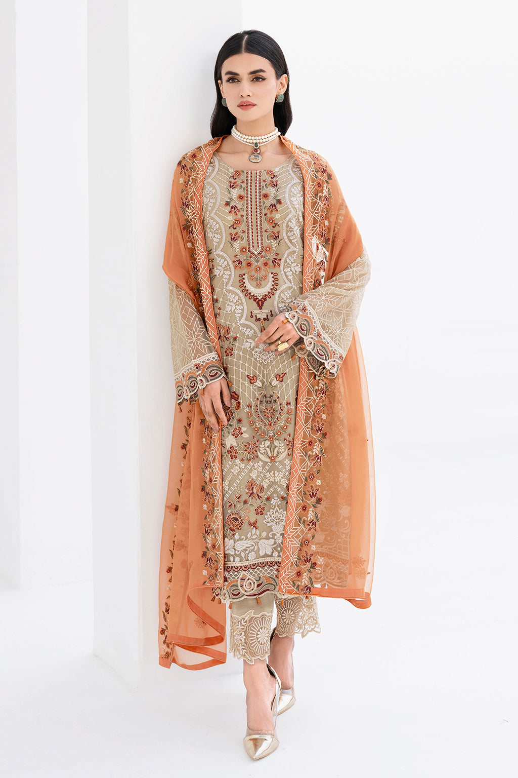 Ramsha Chevron Chiffon`23 Vol#6 D#605