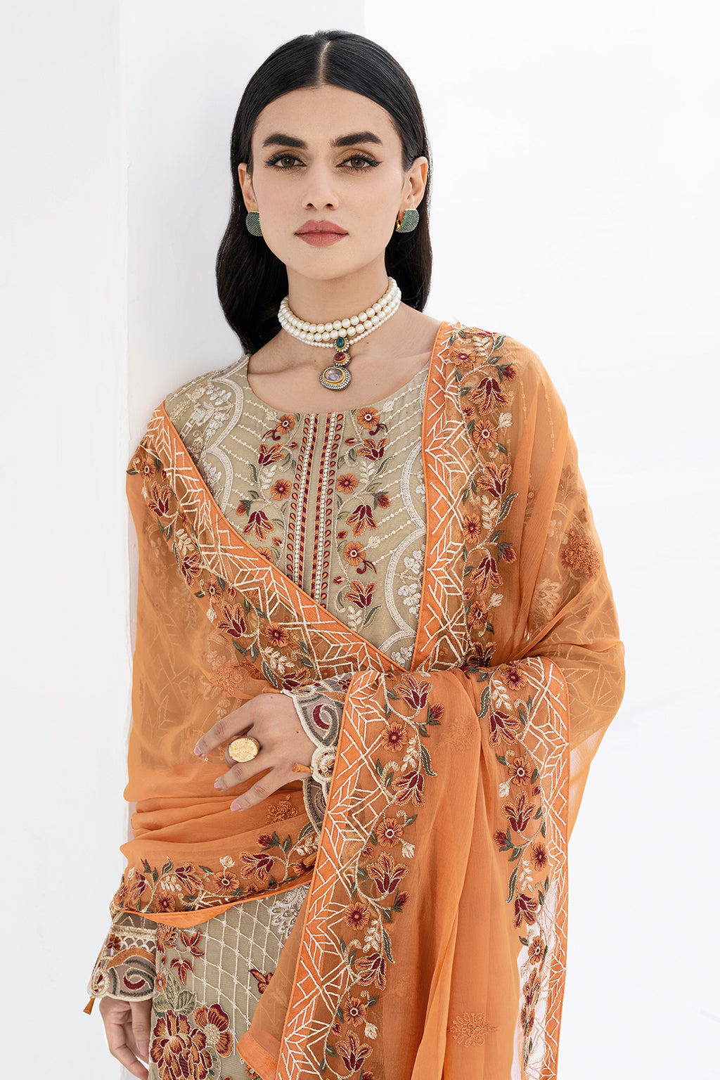 Ramsha Chevron Chiffon`23 Vol#6 D#605