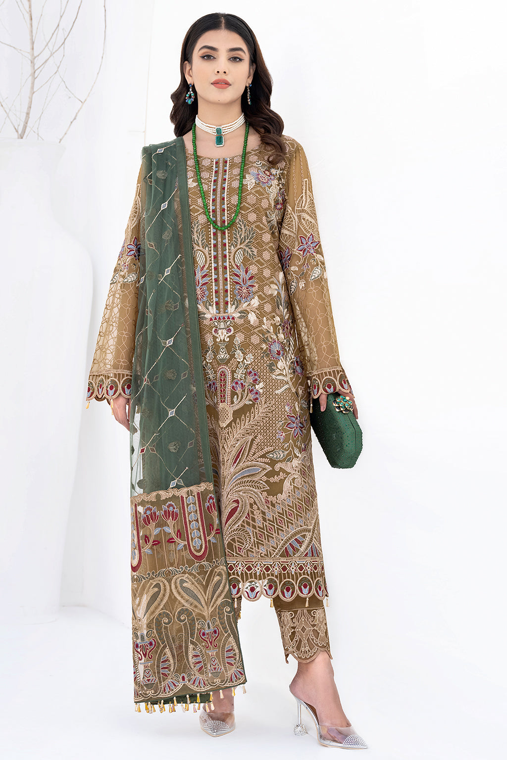 Ramsha Chevron Chiffon`23 Vol#6 D#601