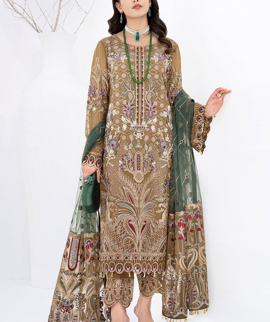 Ramsha Chevron Chiffon`23 Vol#6 D#601