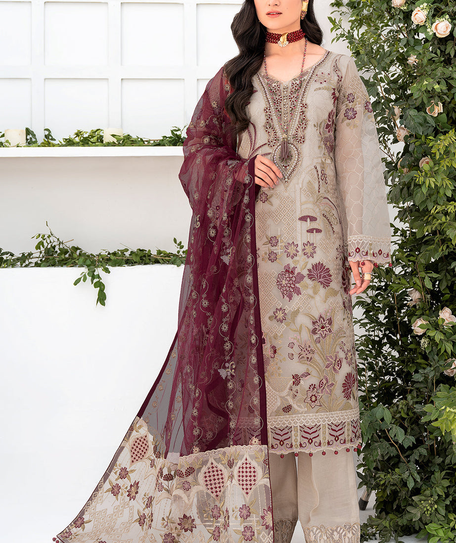 Ramsha Minhal Organza`23 Vol#08 M#806