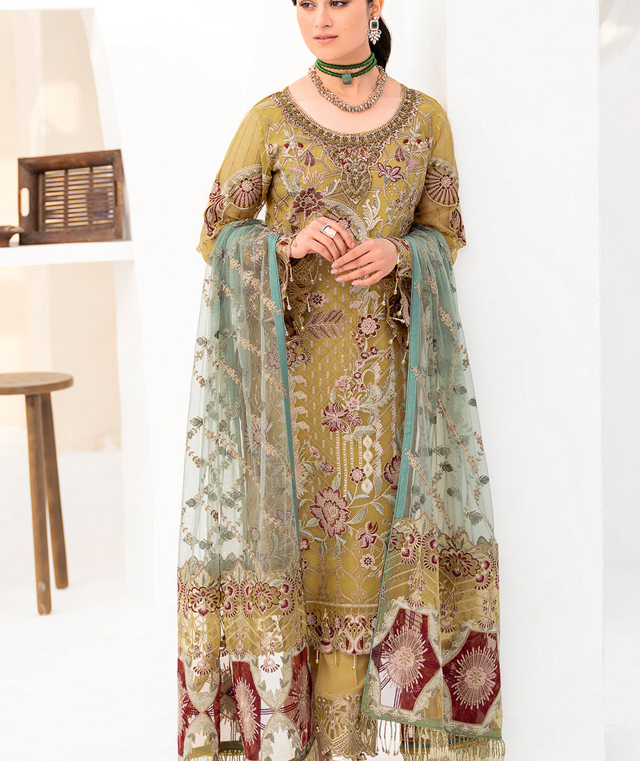 Ramsha Minhal Organza`23 Vol#08 M#805