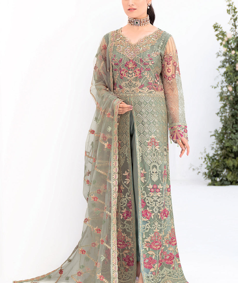 Ramsha Minhal Organza`23 Vol#08 M#802