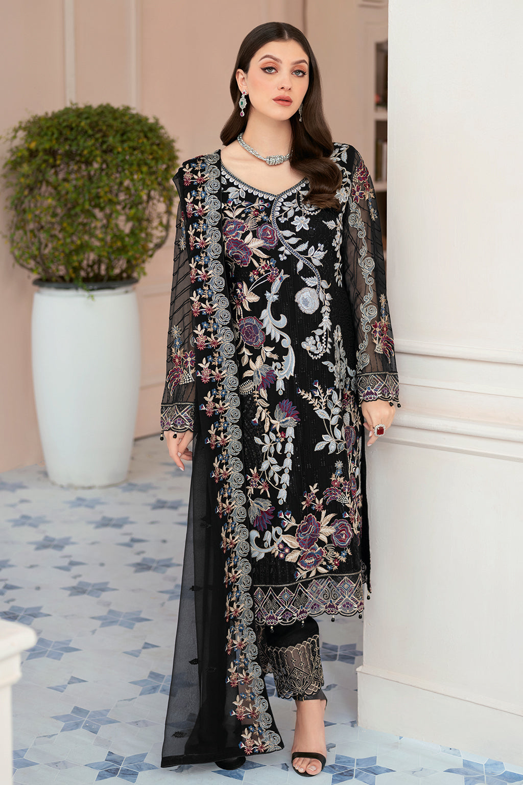 Ramsha Rangoon Chiffon`23 D#906