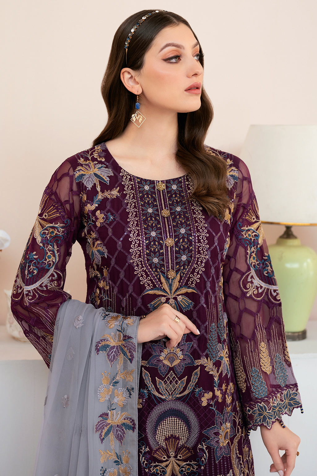 Ramsha Rangoon Chiffon`23 D#904