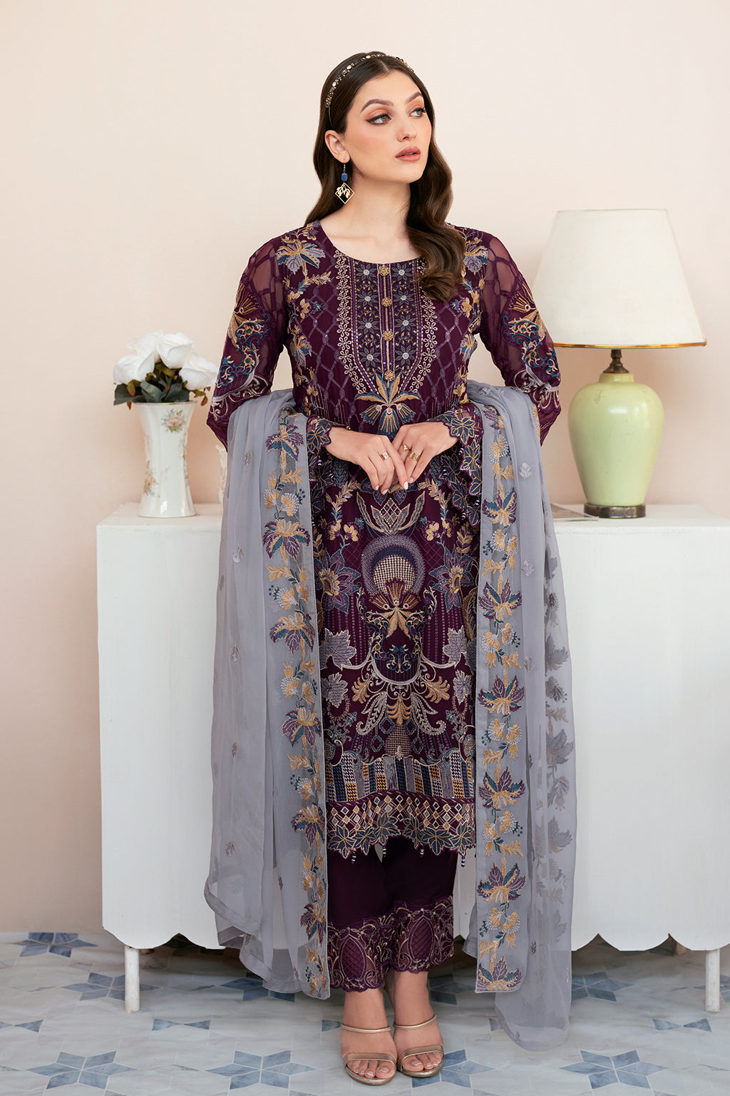 Ramsha Rangoon Chiffon`23 D#904