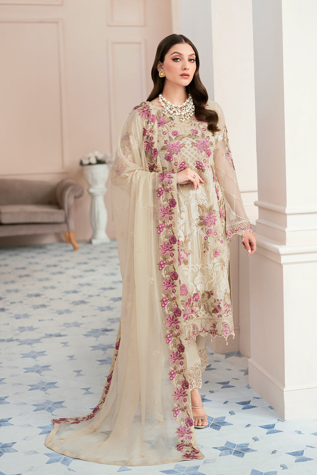 Ramsha Rangoon Chiffon`23 D#909