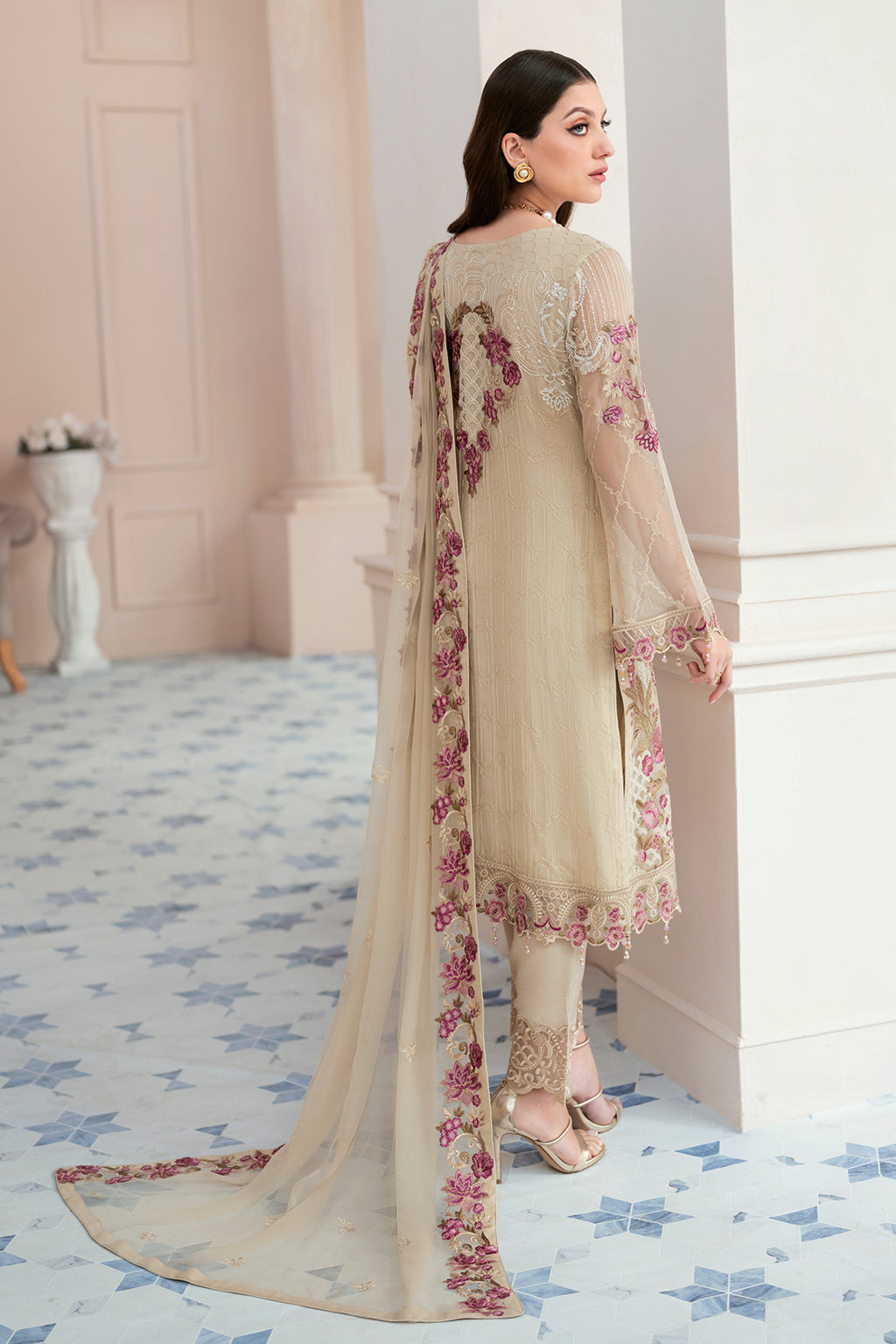 Ramsha Rangoon Chiffon`23 D#909