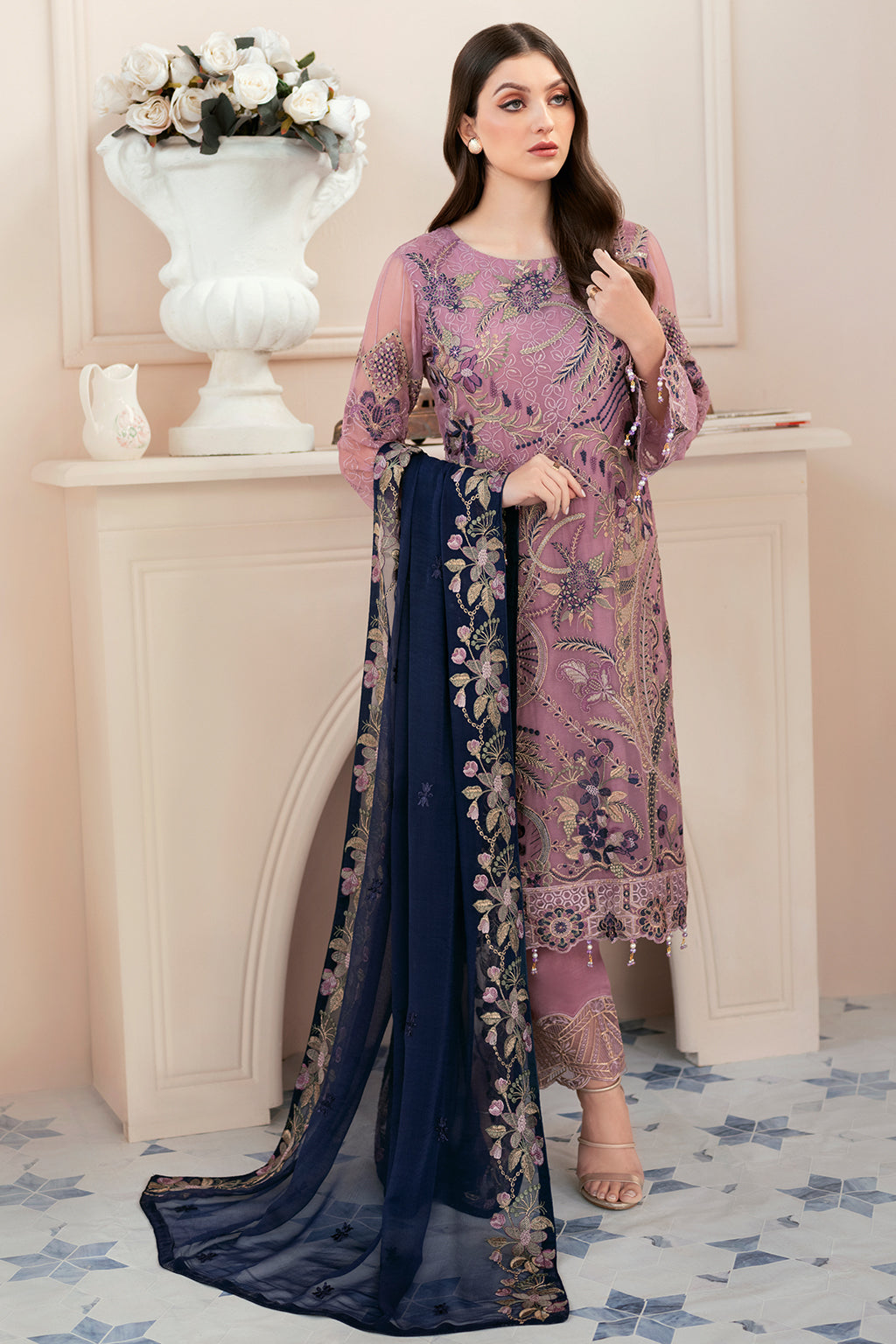 Ramsha Rangoon Chiffon`23 D#910