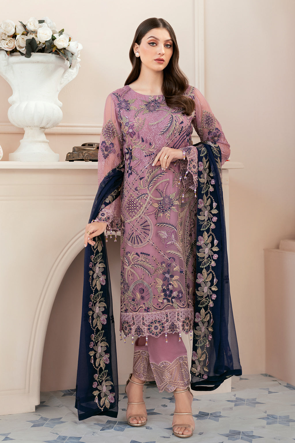 Ramsha Rangoon Chiffon`23 D#910