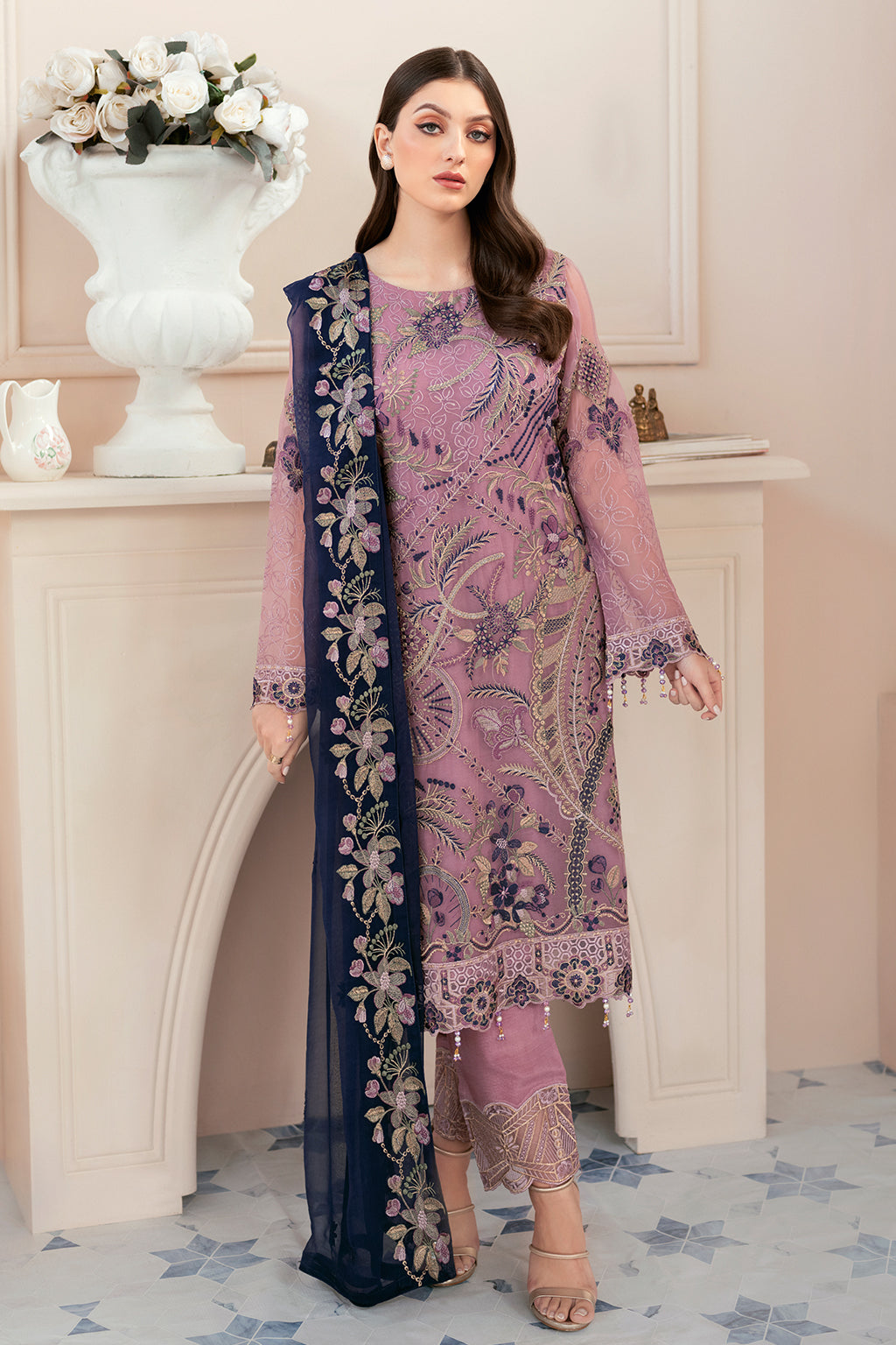 Ramsha Rangoon Chiffon`23 D#910