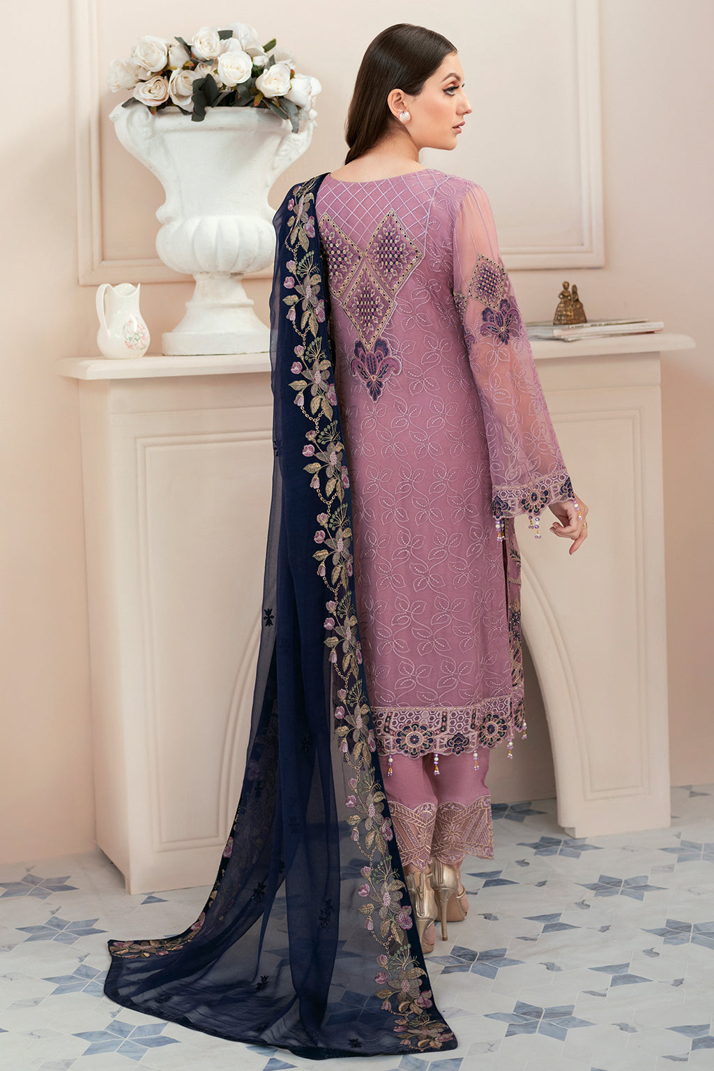 Ramsha Rangoon Chiffon`23 D#910