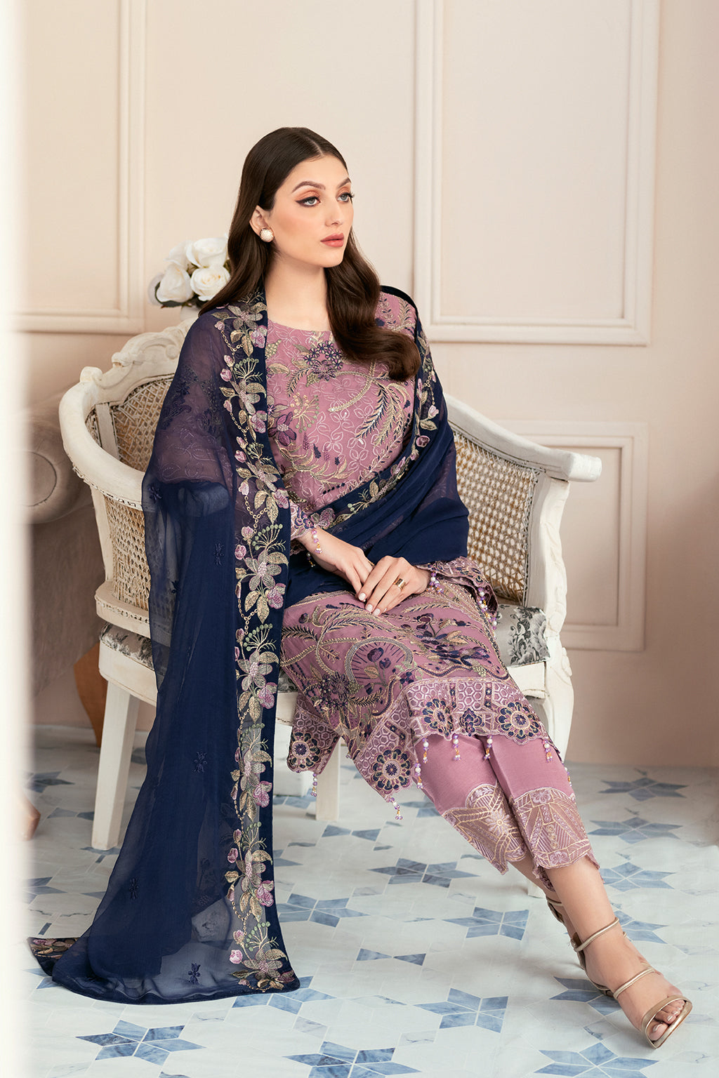 Ramsha Rangoon Chiffon`23 D#910