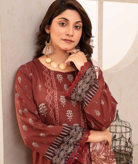 Feroza Falak Slub Linen`24 D#10