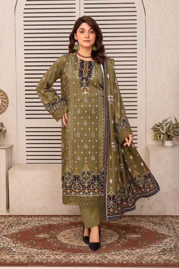 Feroza Falak Slub Linen`24 D#01