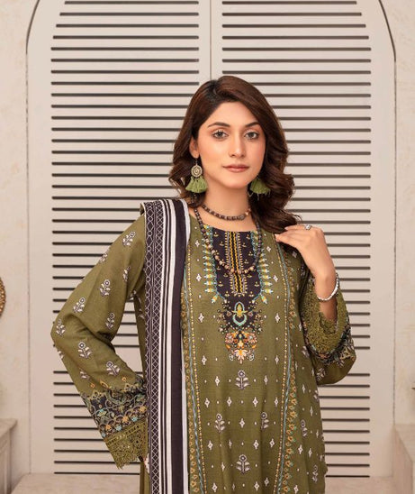 Feroza Falak Slub Linen`24 D#01