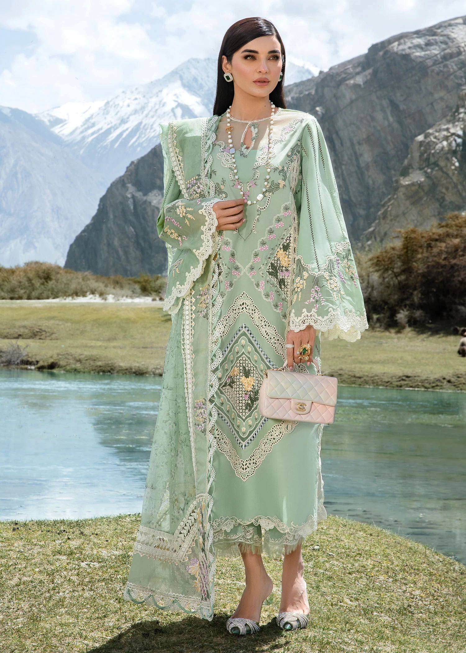 CRIMSON LAWN 2024 D#2B (A French Brunch - Sage)