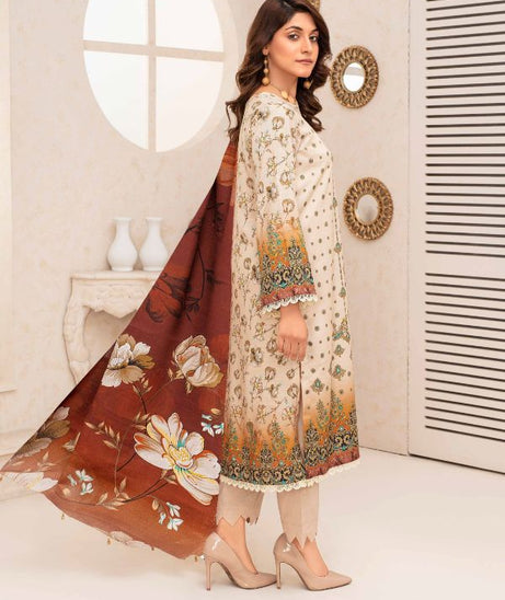 Feroza Falak Slub Linen`24 D#05