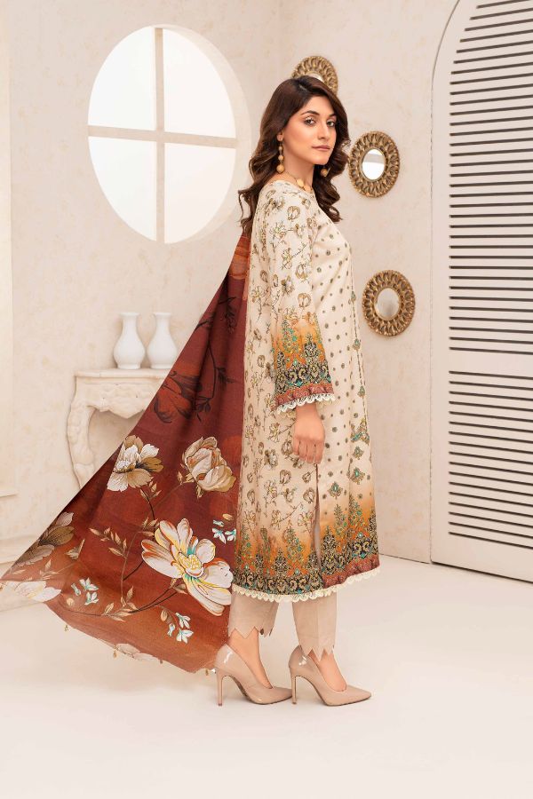 Feroza Falak Slub Linen`24 D#05